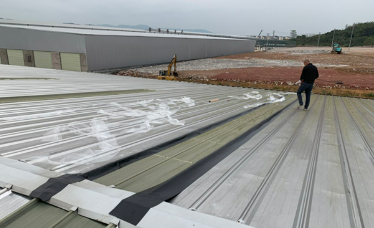 越秀厂房屋面防水维修案例